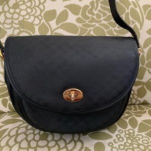 Authentic Vintage Gucci Purse Bag Black